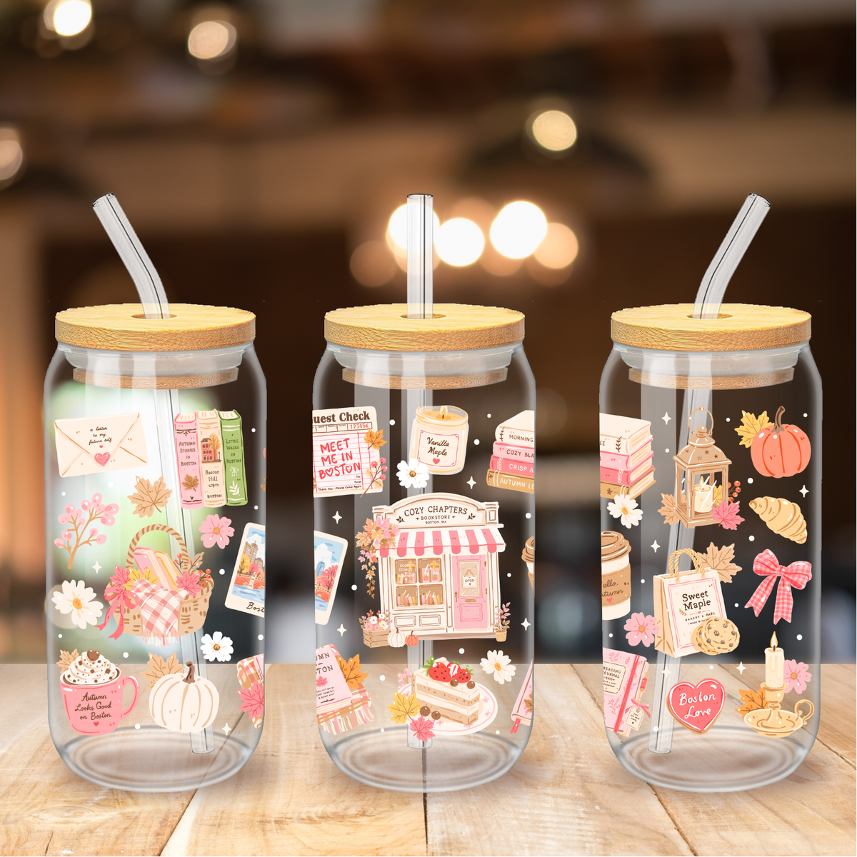 Gobelet Automne à Boston – Cozy Chapters