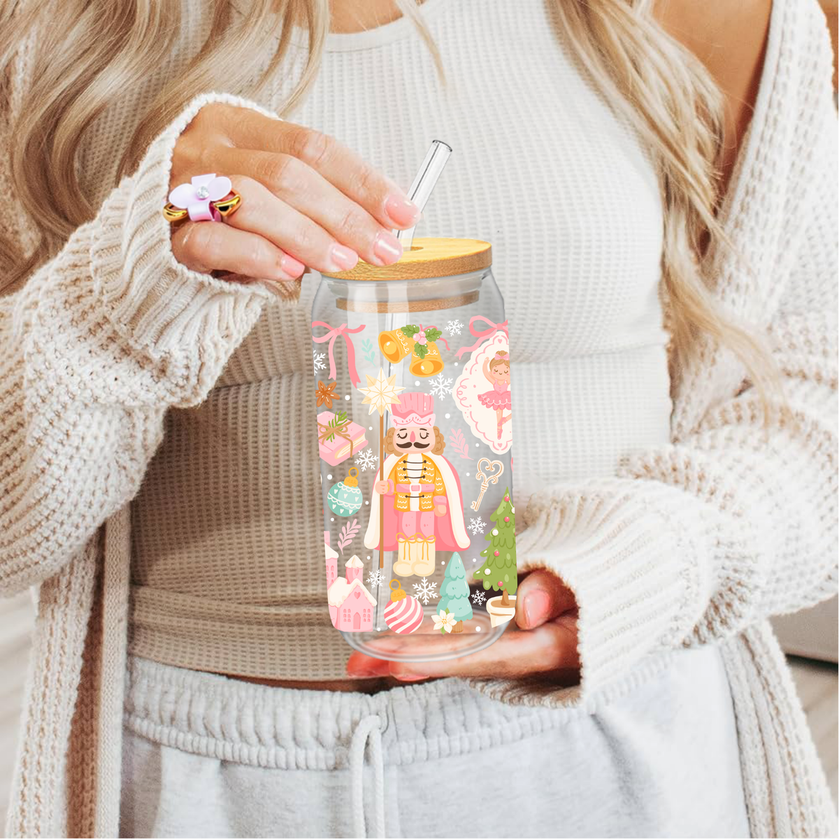 Gobelet Noël Pastel – Casse-Noisette & Ballerine
