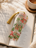 Marque-page Librairie de Noël – Gnome Lecteur