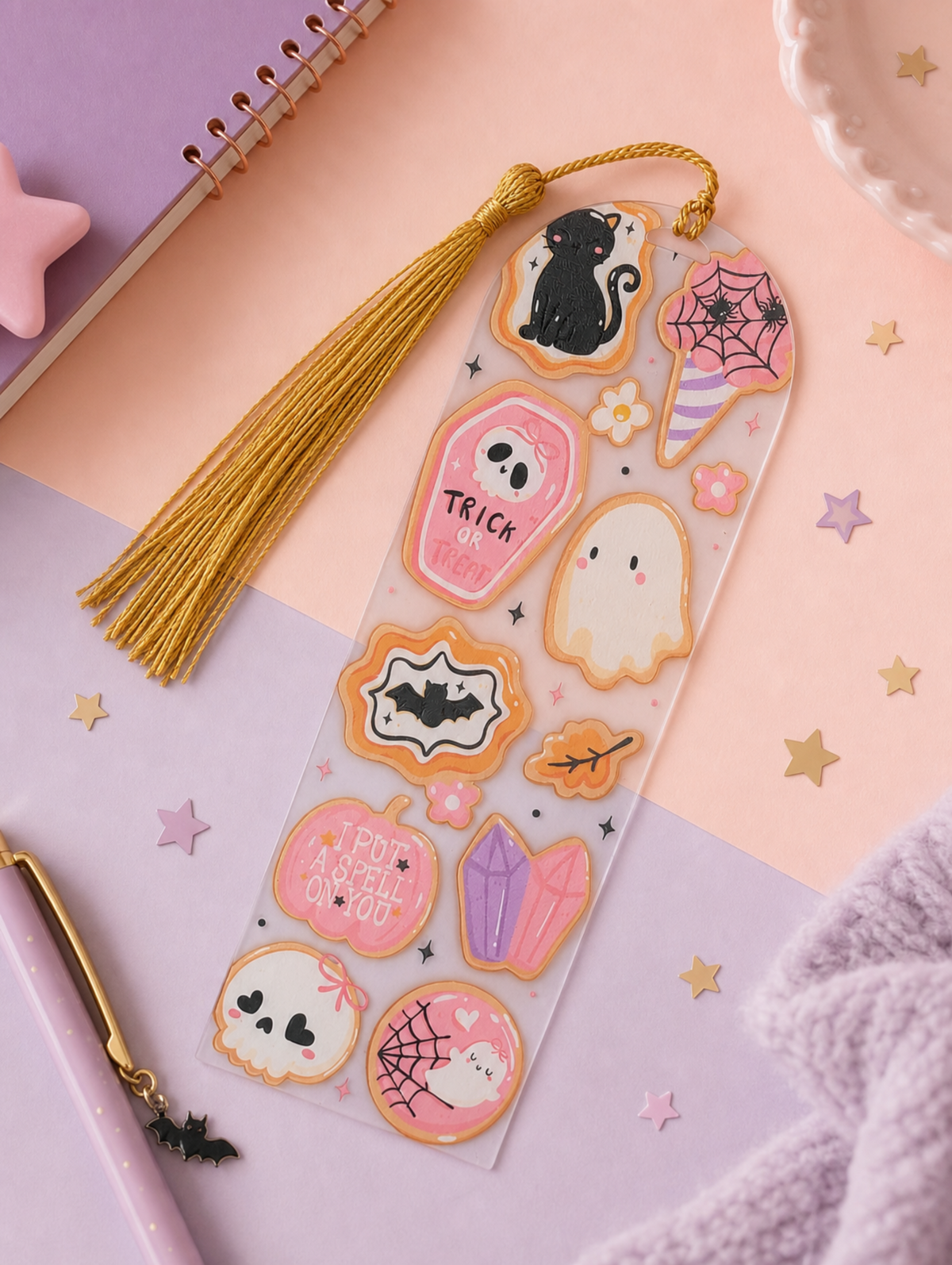 Marque-page Halloween Gourmand – Biscuits d'Halloween