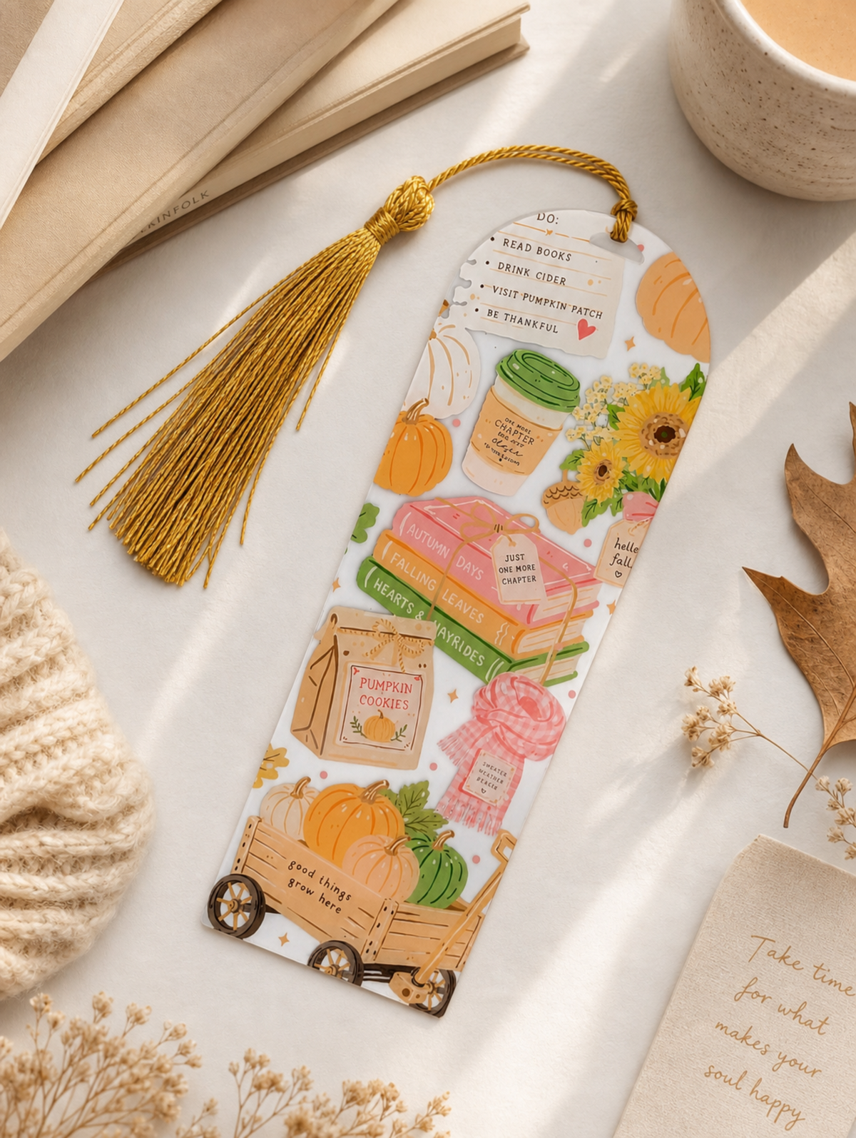 Marque-page Automne To-Do – Liste de Saison