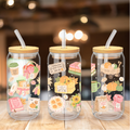 Gobelet Récolte Rustique – verre, bambou & paille en verre