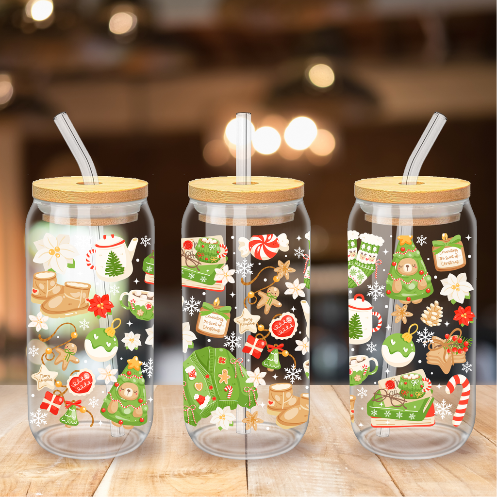 Gobelet Noël Cosy – Chocolat Chaud & Pull en Maille