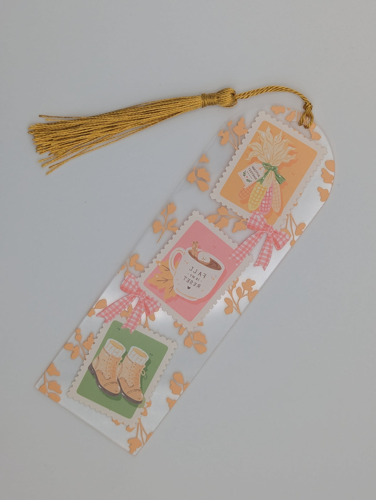Marque-page Automne Timbres – Récolte & Repos