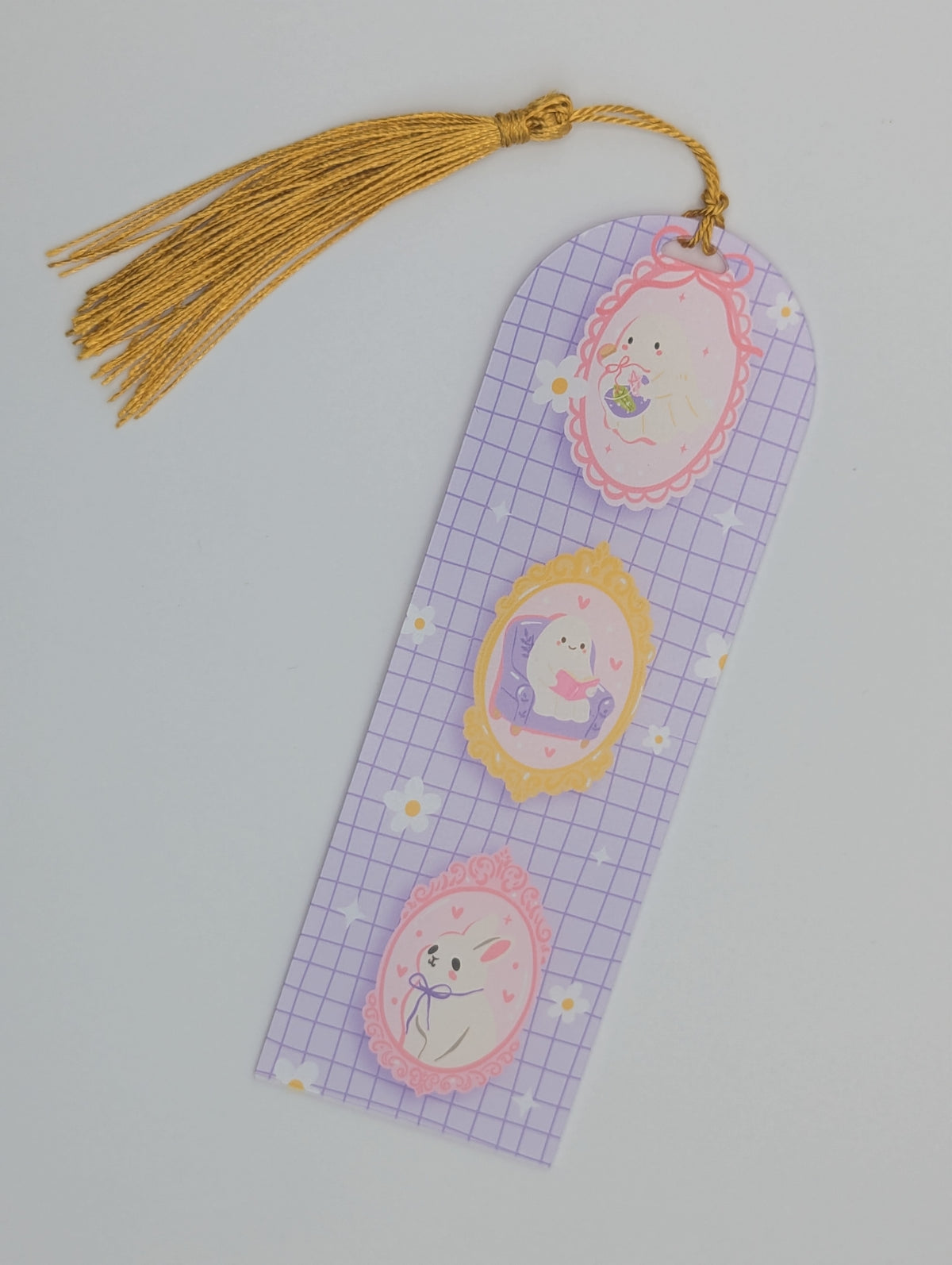 Marque-page Lapin Doux – Portraits Ovales
