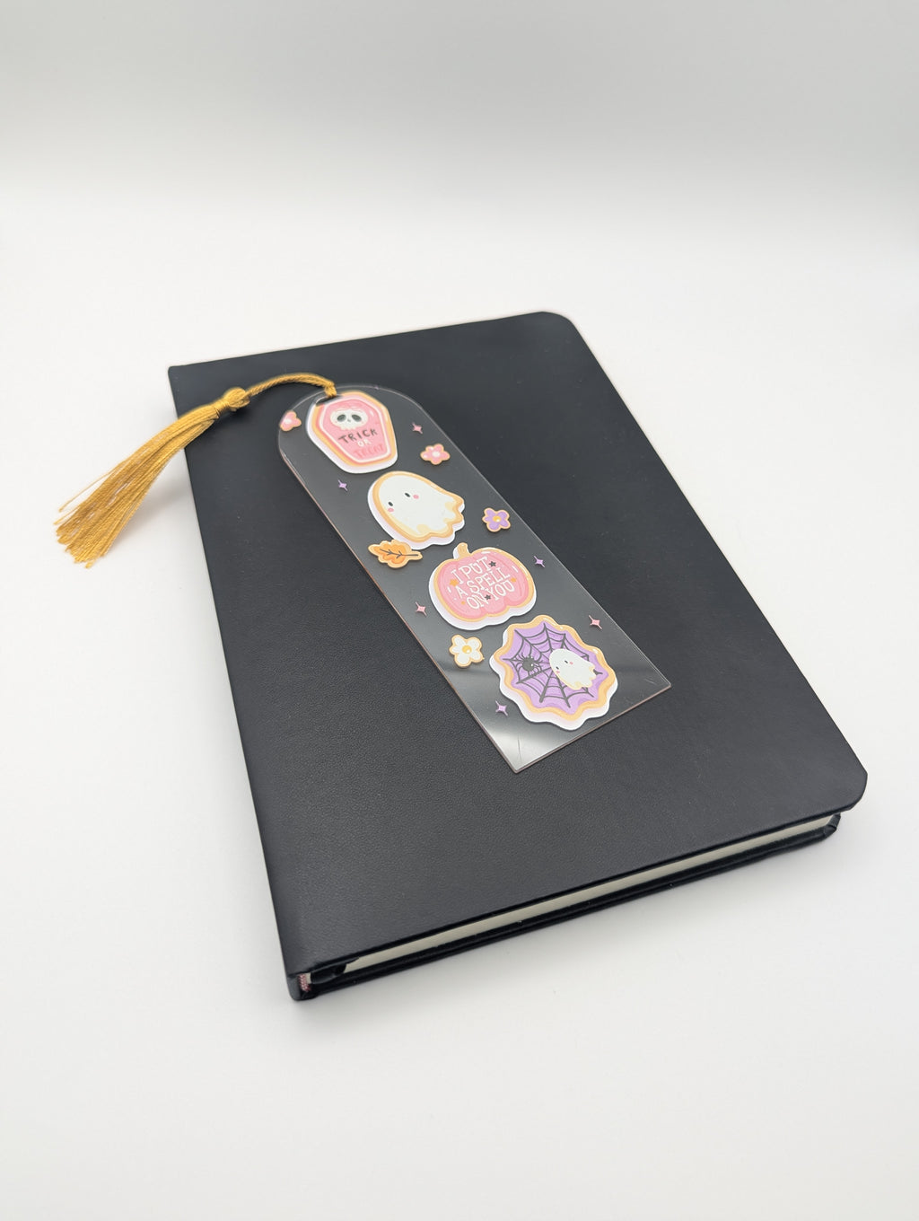 Marque-page Halloween Doux – Fantômes & Citrouilles