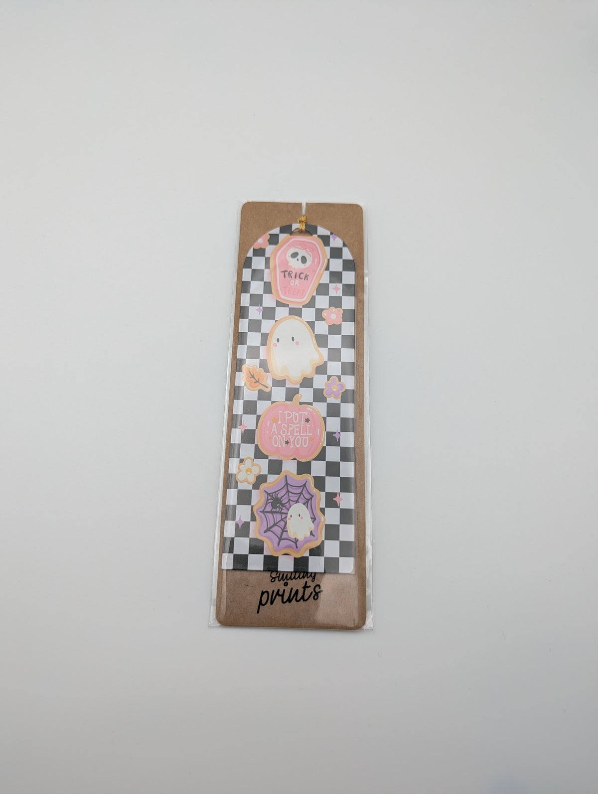 Marque-page Halloween Damier – Trick or Treat