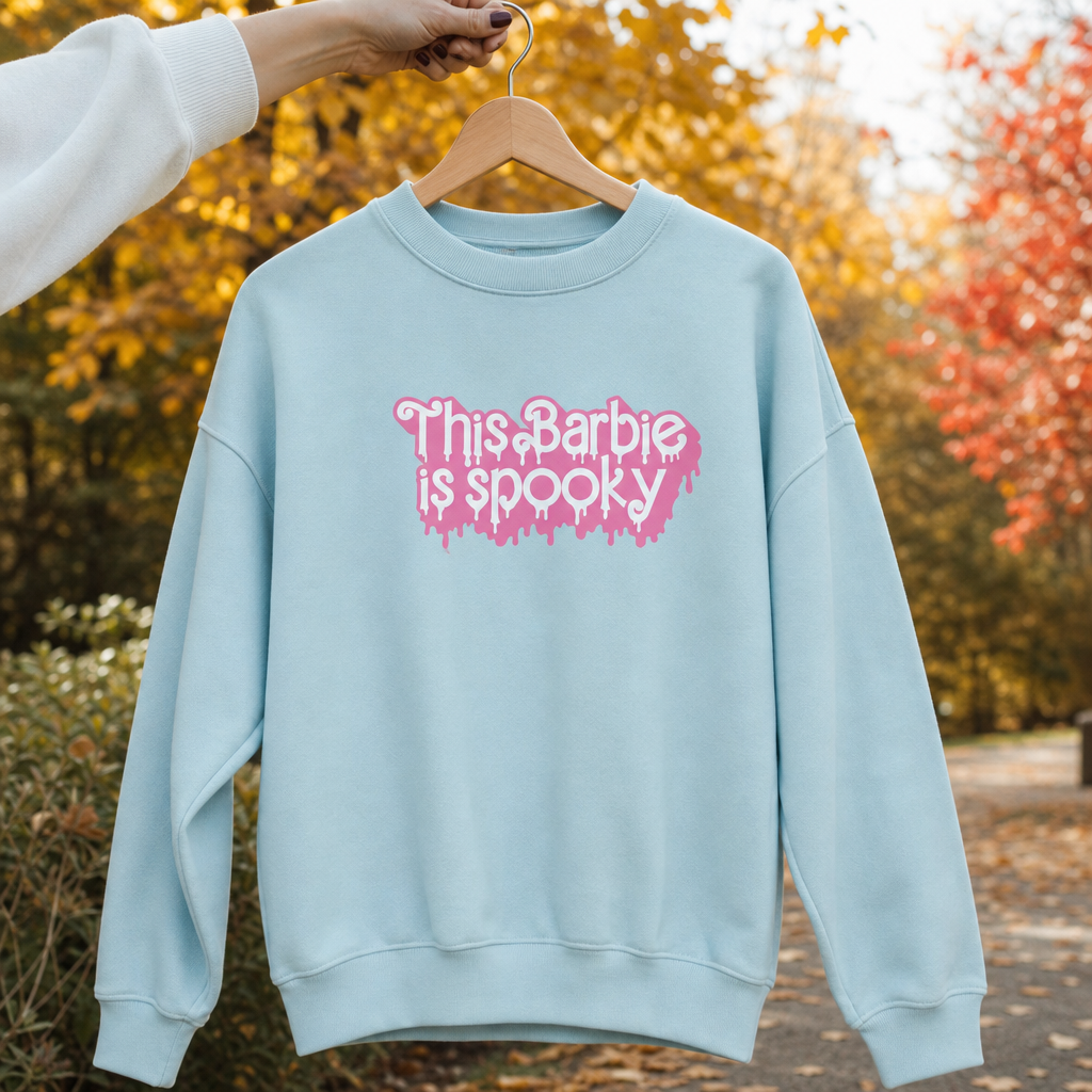 Sweat Oversize Halloween Femme - This Barbie is Spooky