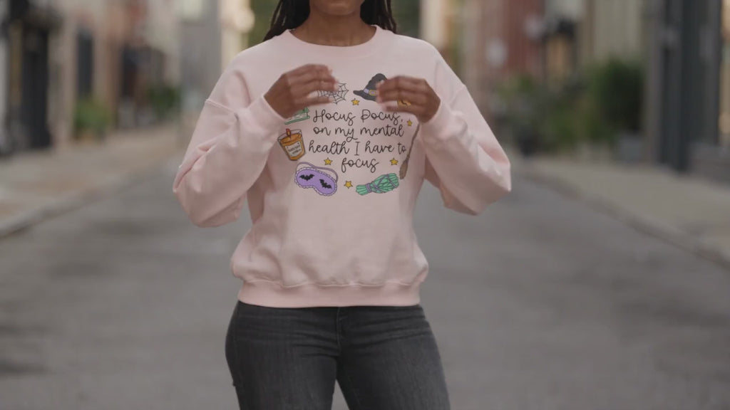 Sweat Oversize Halloween Femme - Hocus Pocus Mental Health
