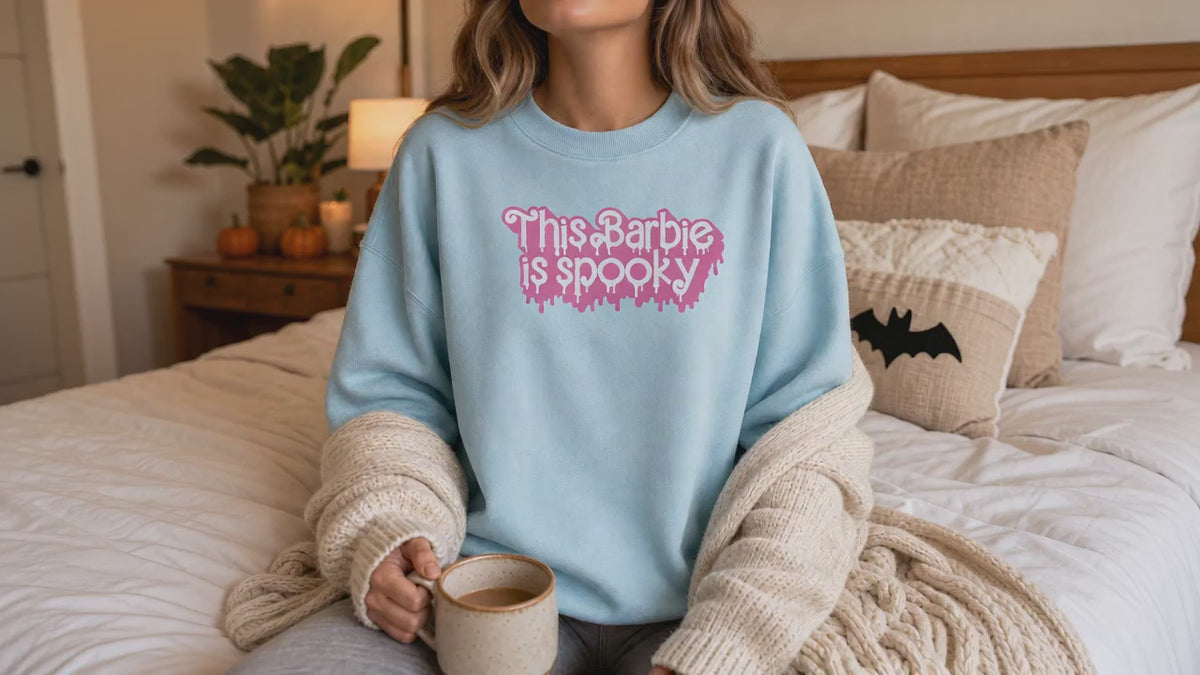 Sweat Oversize Halloween Femme - This Barbie is Spooky